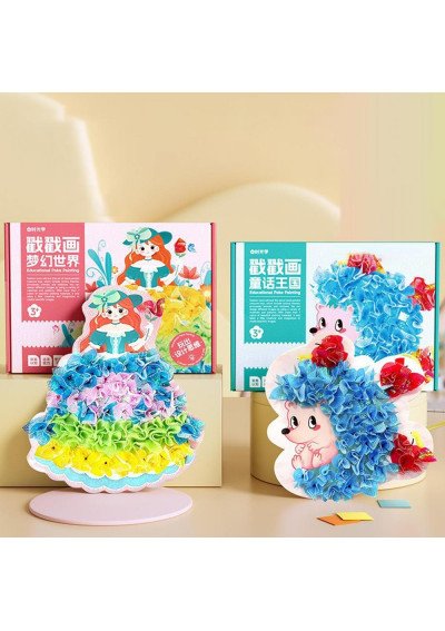 Lavinamasis Origami Žaidimas „Ežiukai“ | Rinkinys Vaikams nuo 4 m. | Girlianda.lt