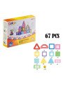 Magnetinis Konstruktorius 67 det. | Lavinamasis Žaislas Vaikams nuo 3 m. | Girlianda.lt