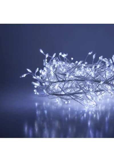 Vielinė Girlianda „Pasaka“ 12.5m, 500 Šaltai Baltų LED | 8 Režimai | Girlianda.lt
