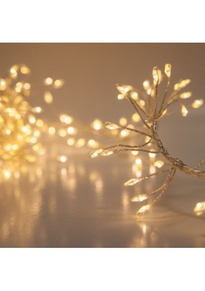 Vielinė Girlianda „Pasaka“ 50m, 2000 Šiltai Baltų LED | 8 Režimai | Girlianda.lt