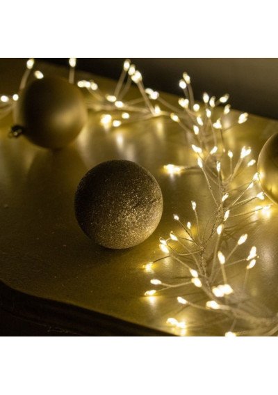 Vielinė Girlianda „Pasaka“ 25m, 1000 Šiltai Baltų LED | 8 Režimai | Girlianda.lt