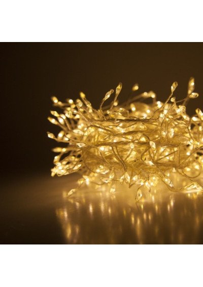 Vielinė Girlianda „Pasaka“ 12.5m, 500 Šaltai Baltų LED | 8 Režimai | Girlianda.lt