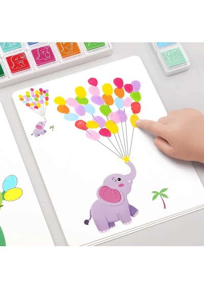 Piešimas Pirštais Vaikams | Saugūs Dažai | Girlianda.lt