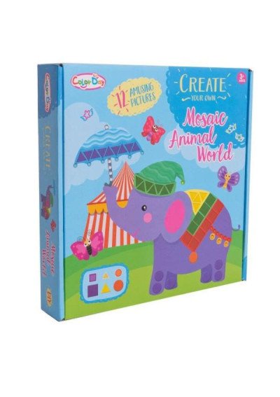 Mozaikos & Lipdukų Kūrybinis Rinkinys Vaikams | Girlianda.lt