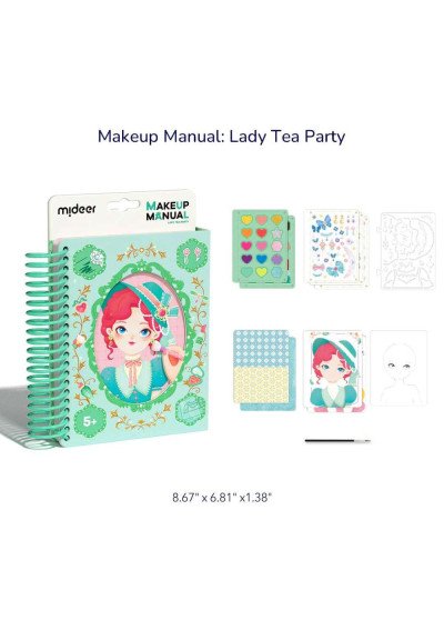 Mideer Makiažo Knygelė | Kūryba Vaikams | Girlianda.lt