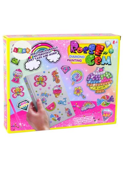 Deimantinė Mozaika Rose Gem | Blizgantys Kūriniai | Girlianda.lt