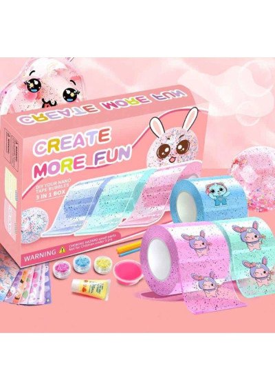 Kūrybinis Nano Tape Rinkinys Vaikams | "Pasidaryk Pats" | Girlianda.lt