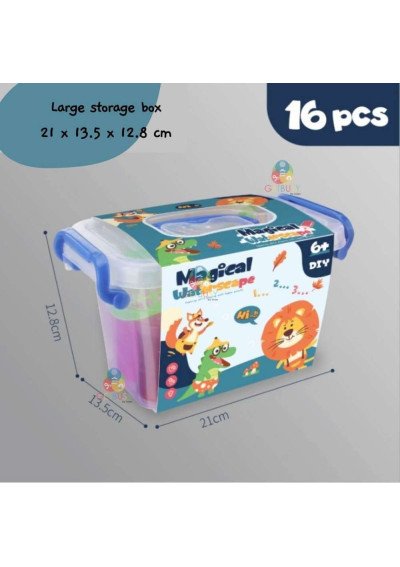 Aqua Gelz Kūrybinis Rinkinys (16 dalių) | Gelio Figūrėlės | Girlianda.lt