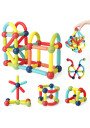 Magnetinės Kaladėlės (64 d.) | Konstruktorius Vaikams | Girlianda.lt