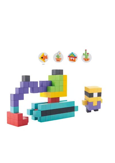 Magnetinis Konstruktorius Kubeliai Vaikams | Lavinamasis | Girlianda.lt