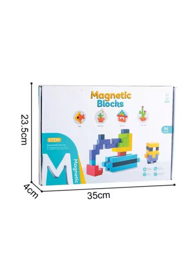 Magnetinis Konstruktorius Kubeliai Vaikams | Lavinamasis | Girlianda.lt