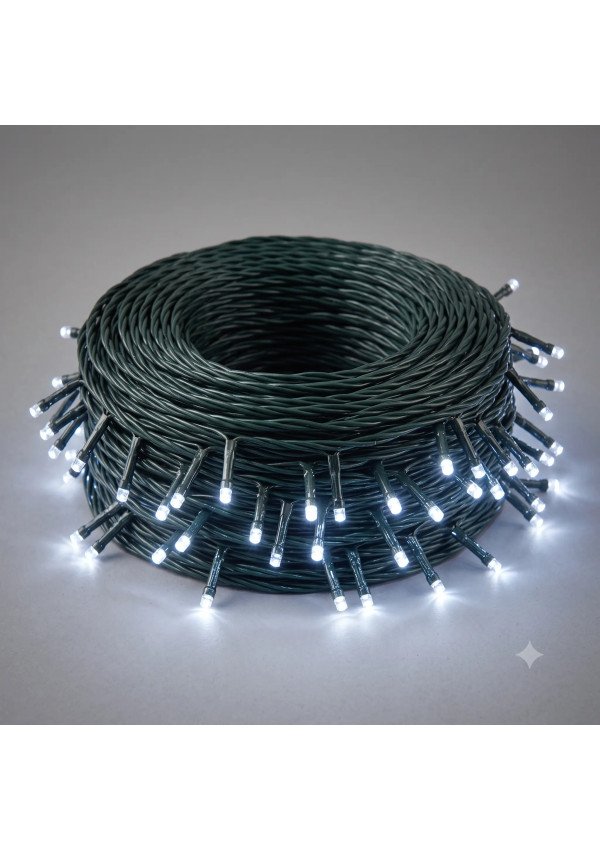 Šaltai Balta Vidaus Girlianda 300 LED|22m