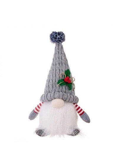 Šviečiantis nykštukas 26 cm pilkas