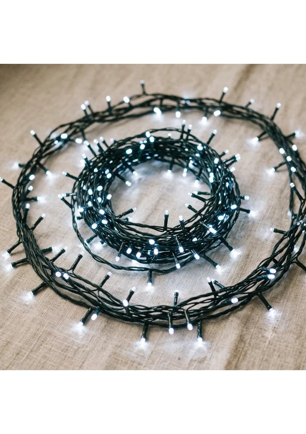 Vidaus Girlianda (500 LED) – Šaltai Balta