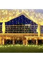 Laidinė Girlianda Užuolaida 3x2m Šiltai Balta | 200 LED, USB | Girlianda.lt