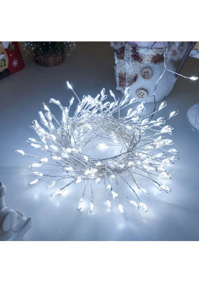 Šaltai Balta LED Girlianda Pasaka 1200 LED (25m) IP44 | Girlianda.lt