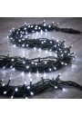 Šaltai balta 30m lauko LED girlianda su blykstės funkcija 500 LED IP44 pakuotėje