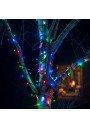 Stambiu planu įvairiaspalviai šviečiantys 1000 LED diodai su blykstės Flash efektu