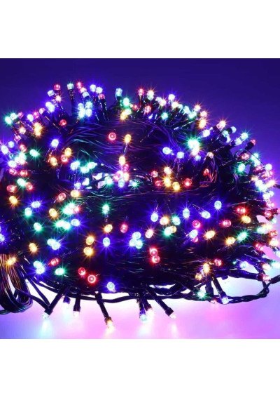 Lauko LED Girlianda su Flash (Blykstės) F., 63m, 1000 Įv. LED | IP44 | Girlianda.lt