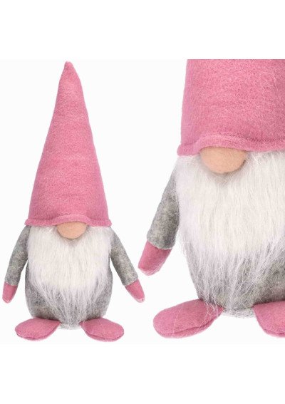 Kalėdinis Nykštukas 70cm. rožinis