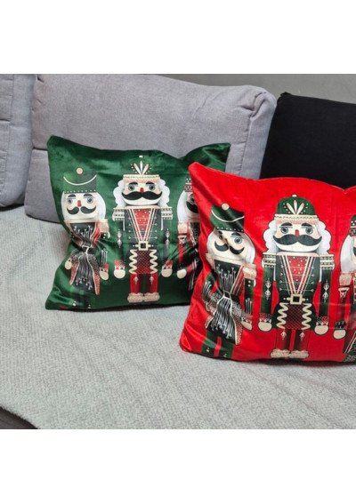 Dėkoratyvinis pagalvės užvalkalas raudonas