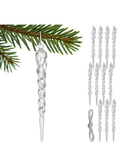 Eglutės varvekliai 12 vnt.