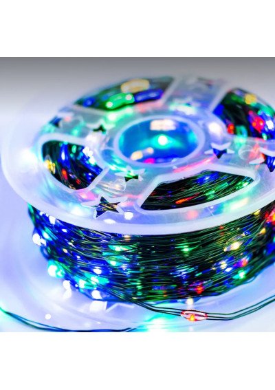 100m "Rasa" šiltai balta LED girlianda | Lauko & vidaus dekoras