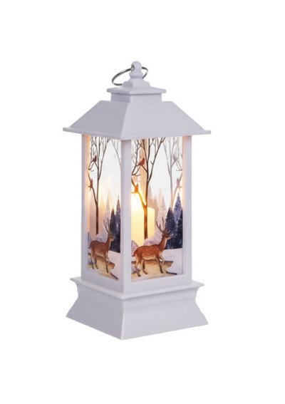 Kalėdinis žibintas baltas