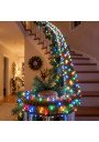 100m ilgio spalvotos mikro LED girliandos maitinimo bloko ir permatomo laido jungtis