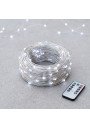 200m Girlianda Rasa 2000 LED Šaltai Balta (IP44, Pultelis) | Girlianda.lt