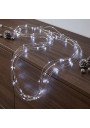 200m Girlianda Rasa 2000 LED Šaltai Balta (IP44, Pultelis) | Girlianda.lt