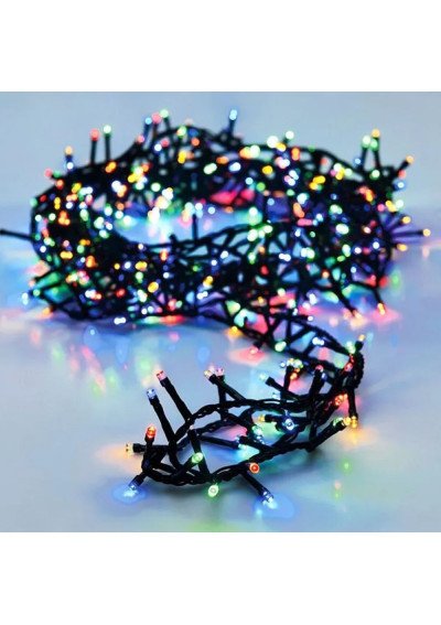 Lauko LED Girlianda su Flash (Blykstės) F., 63m, 1000 Įv. LED | IP44 | Girlianda.lt